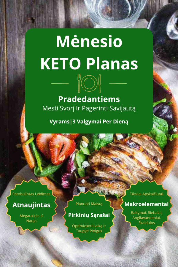 KETO MITYBOS VADOVAS VYRAMS - Vaizdas 2